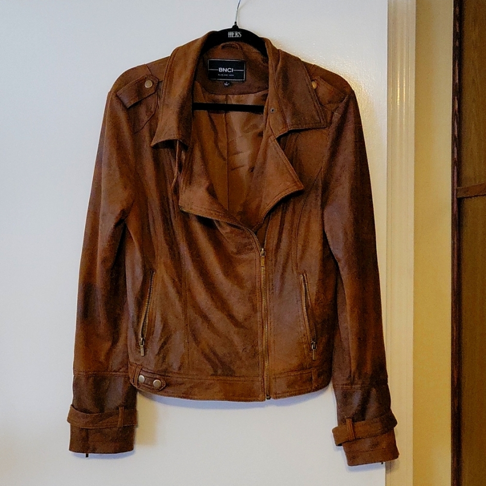 BNCI by Blanc Noir faux suede jacket